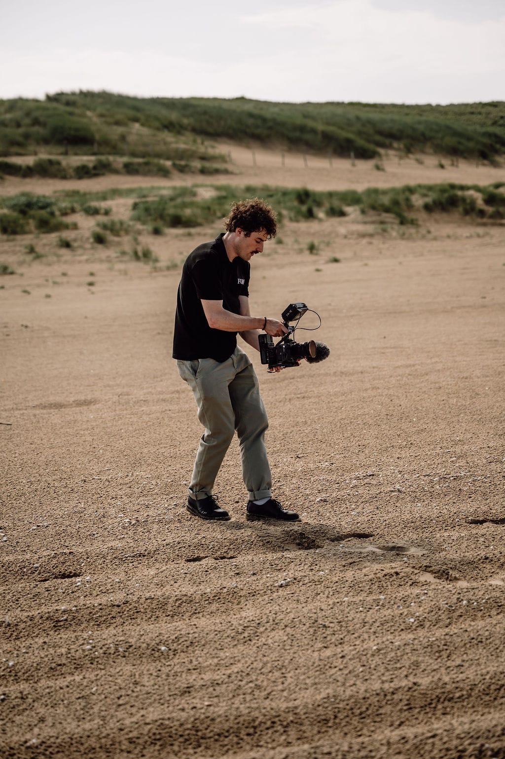 Behind the Scenes – candid shot